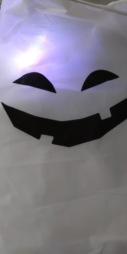 Big Size LED Halloween Outdoor Light Battery Power Skeleton Ghost Horror Grimace Glowing Party Props Halloween Decoration photo review