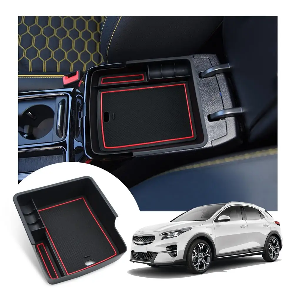 RUIYA Car Armrest Storage Box for XCeed SUV 2020 2021 2022 Central Control  Armrest Box Auto Interior XCeed Accessories 2022 - Tiny Deal
